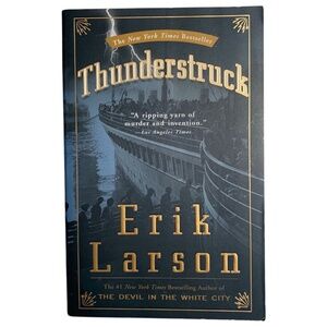 Thunderstruck by Erik Larson (2007, Paperback) Book Historical fiction Boat Love